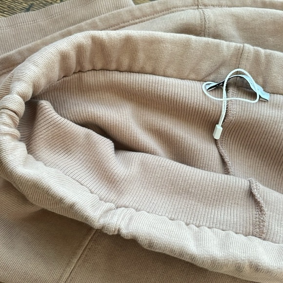 Zara Brown/Pink Biker Shorts/Skort. Size Large. Ribbed Biker Shorts with Skirt. - Picture 7 of 11